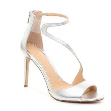 NEW Badgley Mischka Strappy Metallic High Heel Sa… - image 1