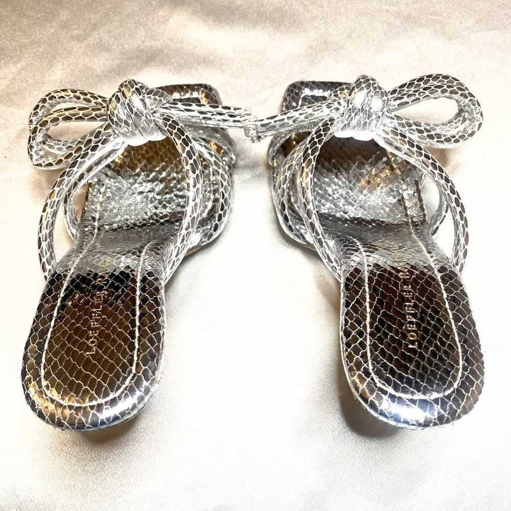 Loeffler Randall Women's Leather Bow Heeled Sanda… - image 8