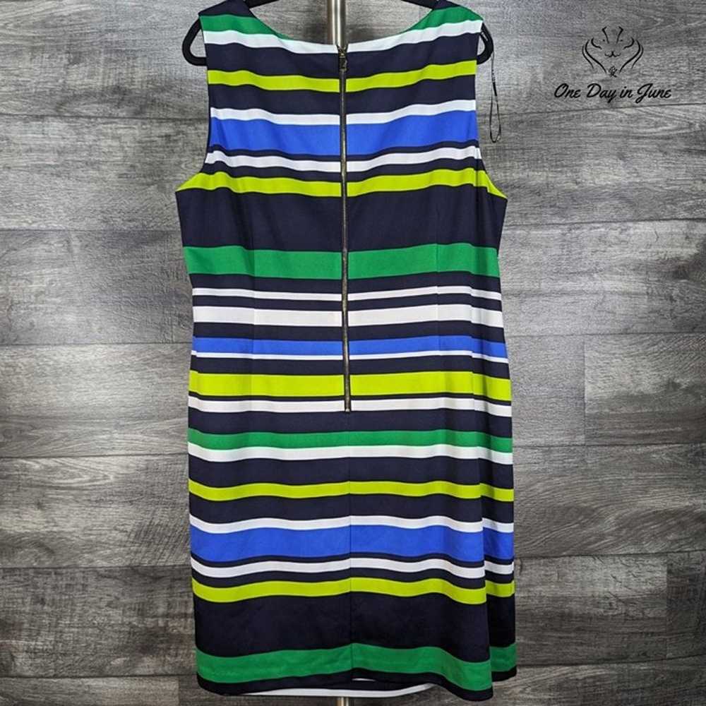 Vince Camuto Plus Size Striped Sleeveless Dress S… - image 2
