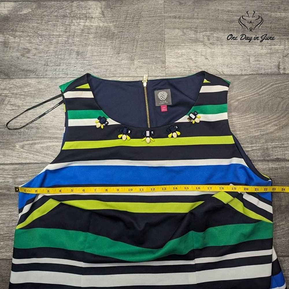 Vince Camuto Plus Size Striped Sleeveless Dress S… - image 5