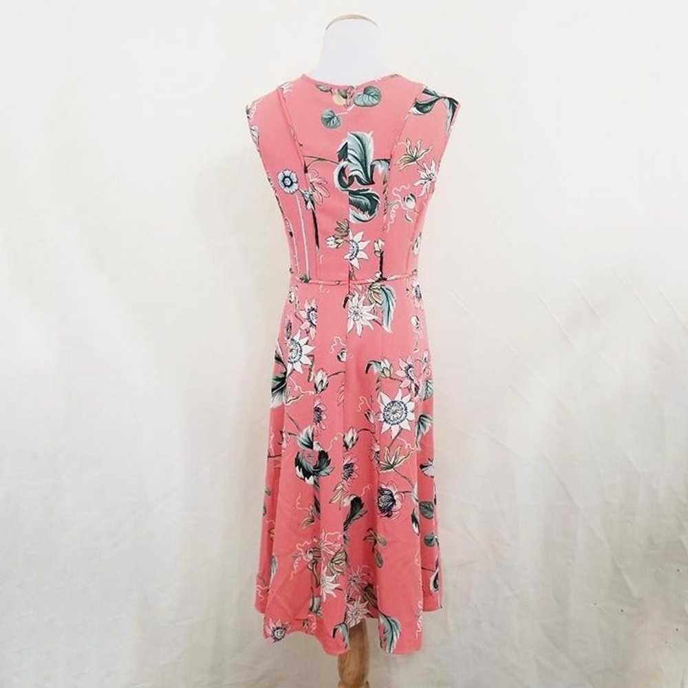 Ann Taylor Coral Oasis dress floral sleeveless 0 - image 4