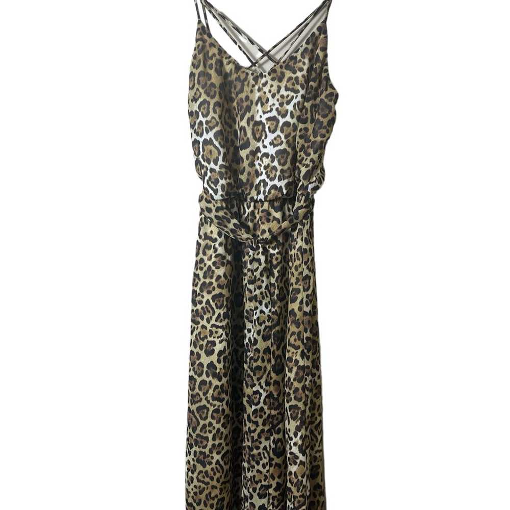 Maurice’s Animal Print Tie Front Strappy Back Che… - image 2