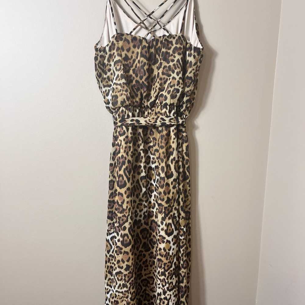 Maurice’s Animal Print Tie Front Strappy Back Che… - image 8