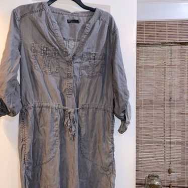 Prana grey shirt dress size xsmall