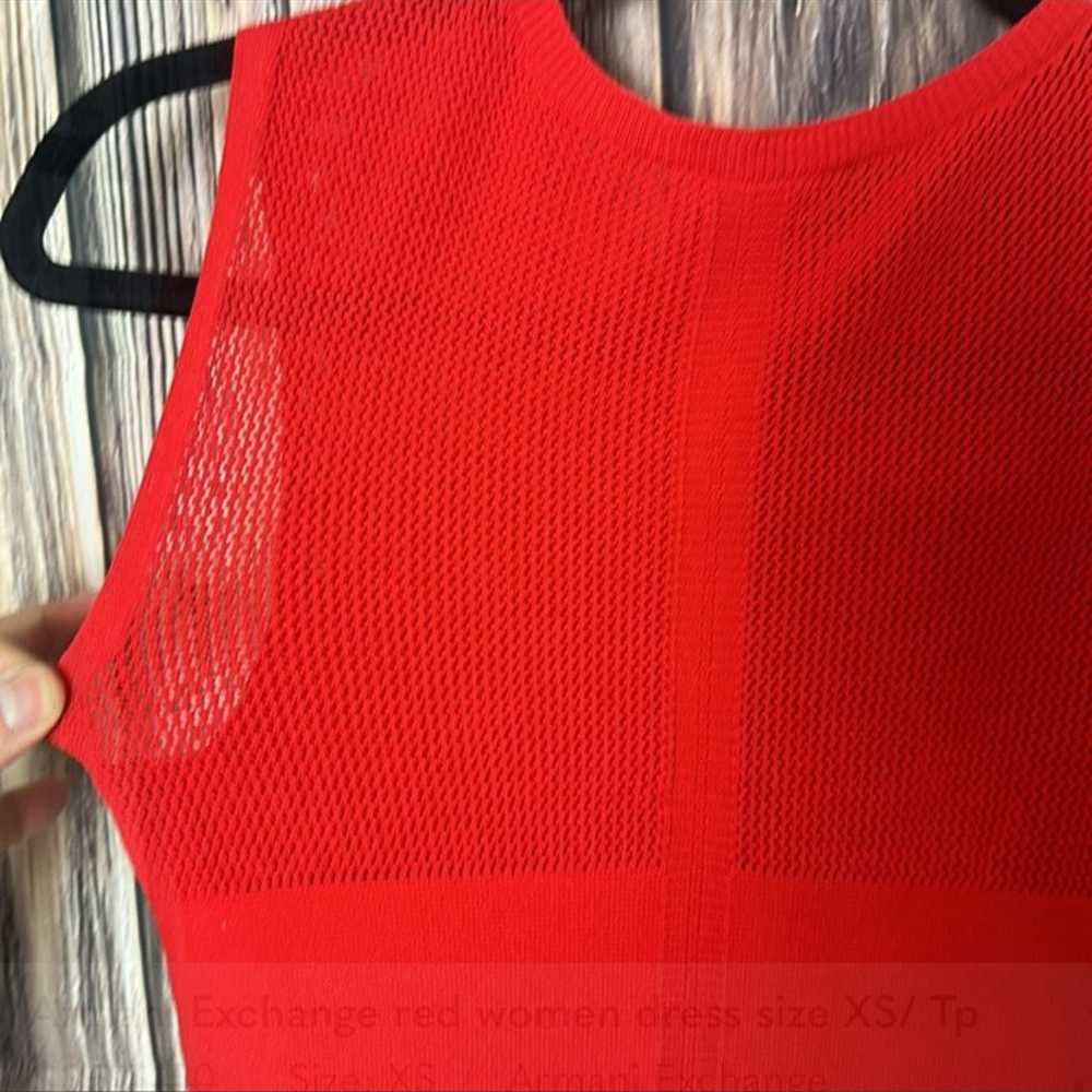 Armani Exchange red women dress size XS/ Tp - image 10