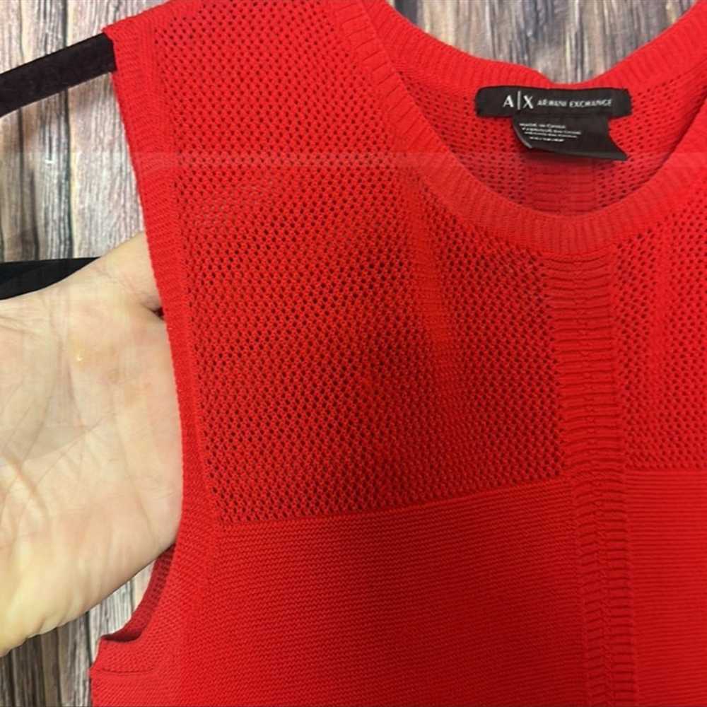 Armani Exchange red women dress size XS/ Tp - image 12