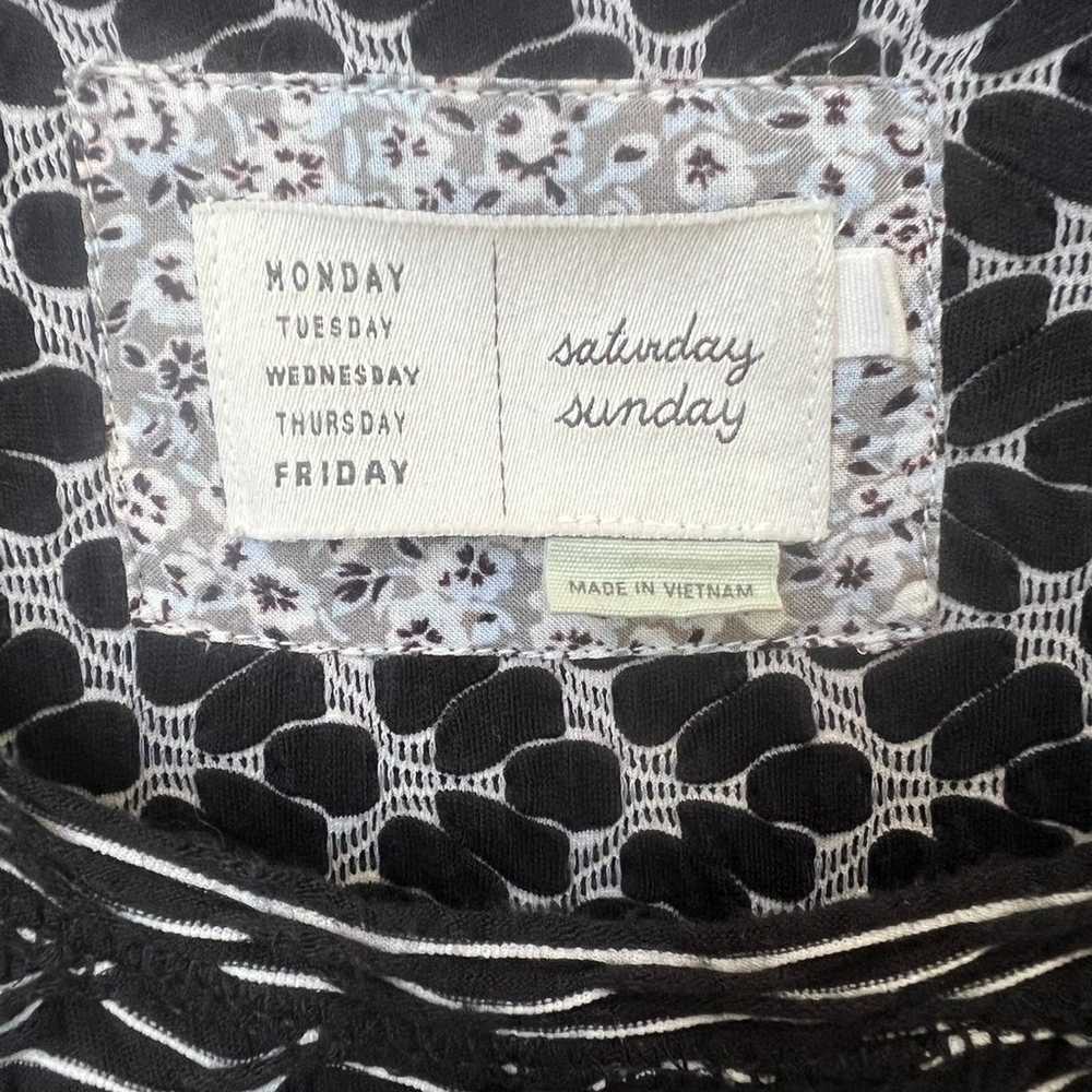 Anthropologie Saturday Sunday Medium Black Multi … - image 5