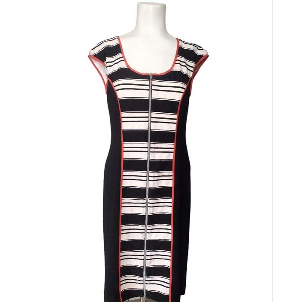 Joseph Ribkoff Full Zip Pencil Sheath Dress Sz 8 … - image 1