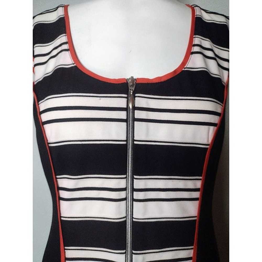 Joseph Ribkoff Full Zip Pencil Sheath Dress Sz 8 … - image 2