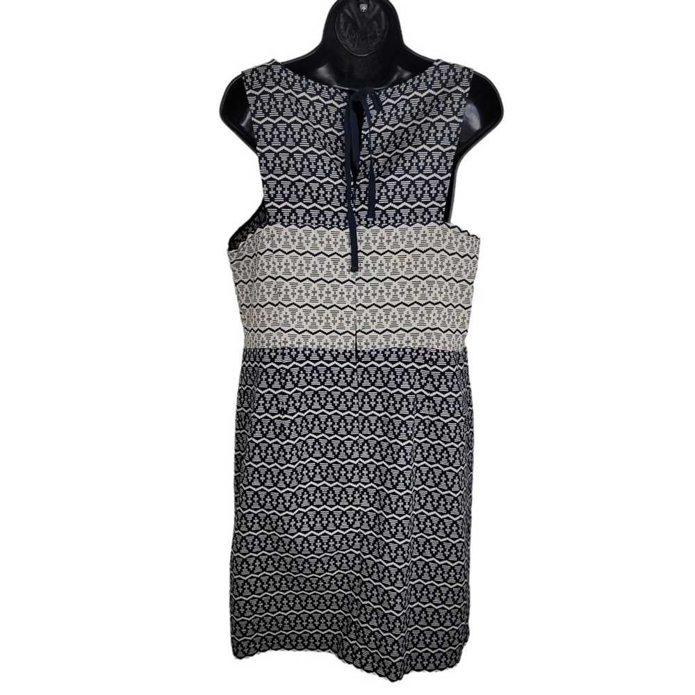 Loft Nwot cotton geometric print sleeveless fit &… - image 2