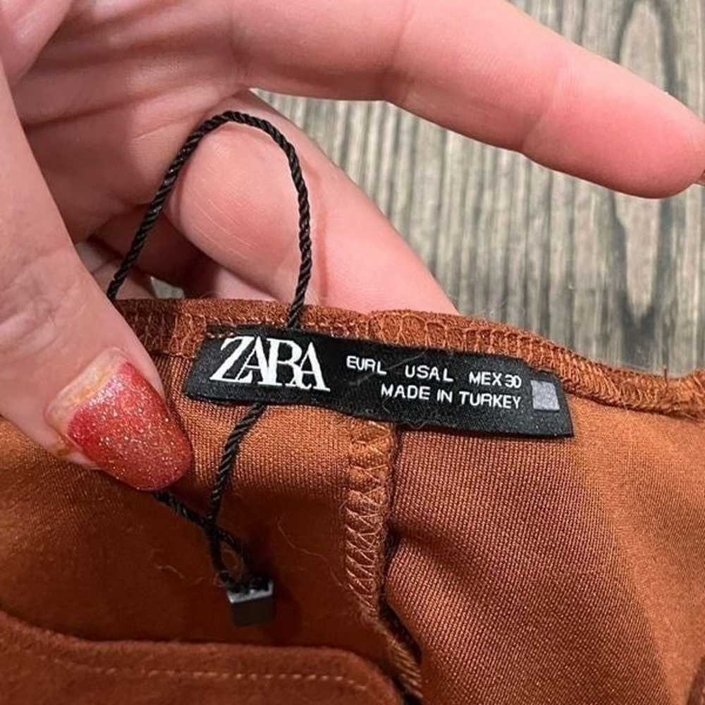 Zara Dress Cold Shoulder Long Sleeve Bodycon Mini… - image 5