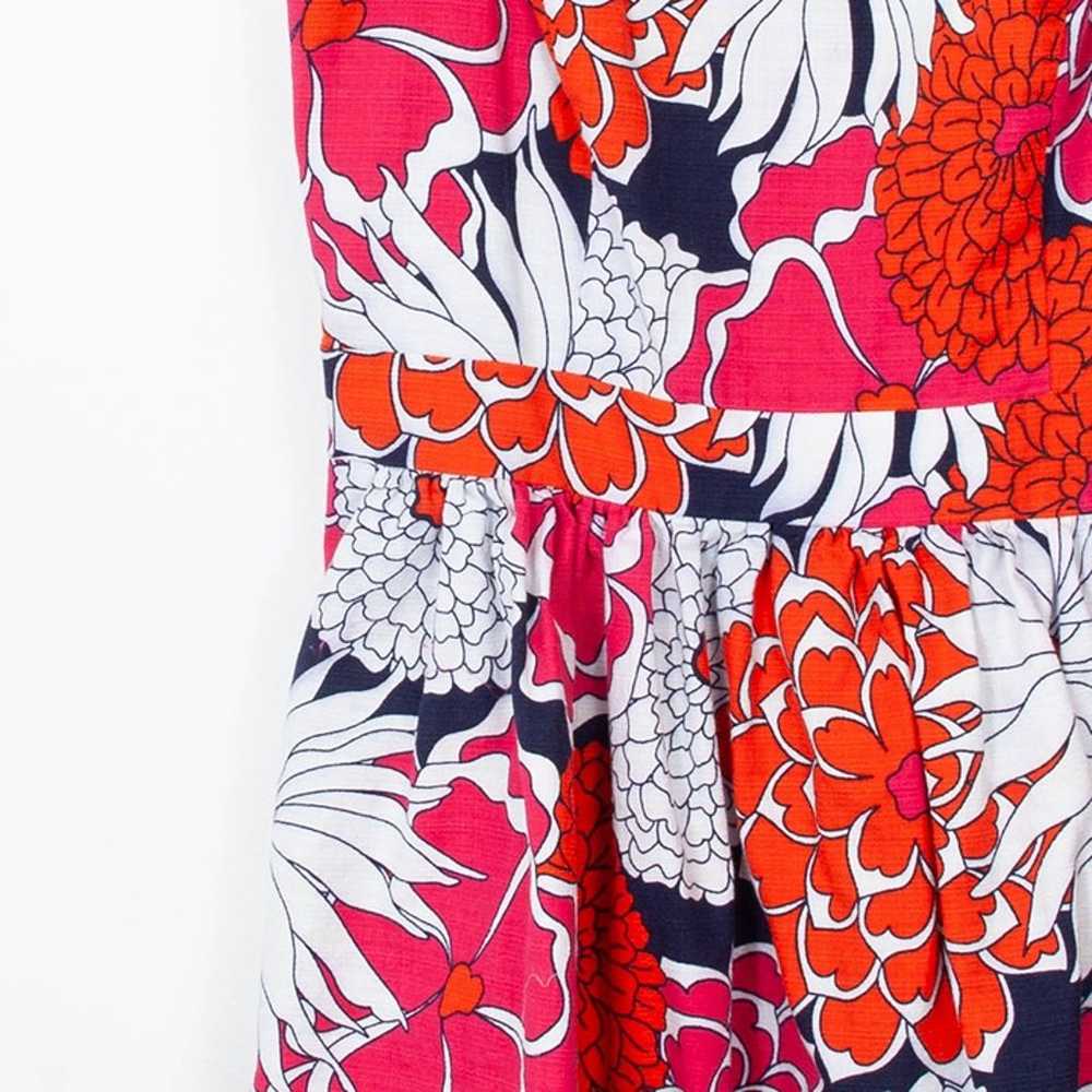 Eliza J Pink Orange Floral Sleeveless Fit & Flare… - image 5
