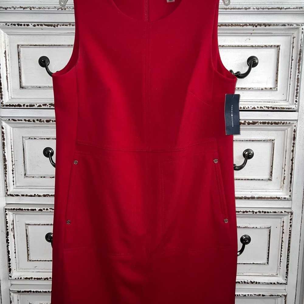 Tommy Hilfiger red dress Size 6 - image 2