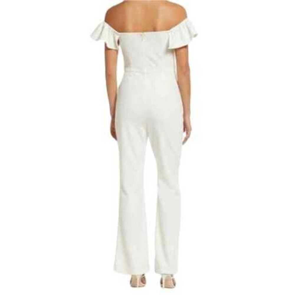 Chelsea28 off the shoulder white wide leg jumpsui… - image 2