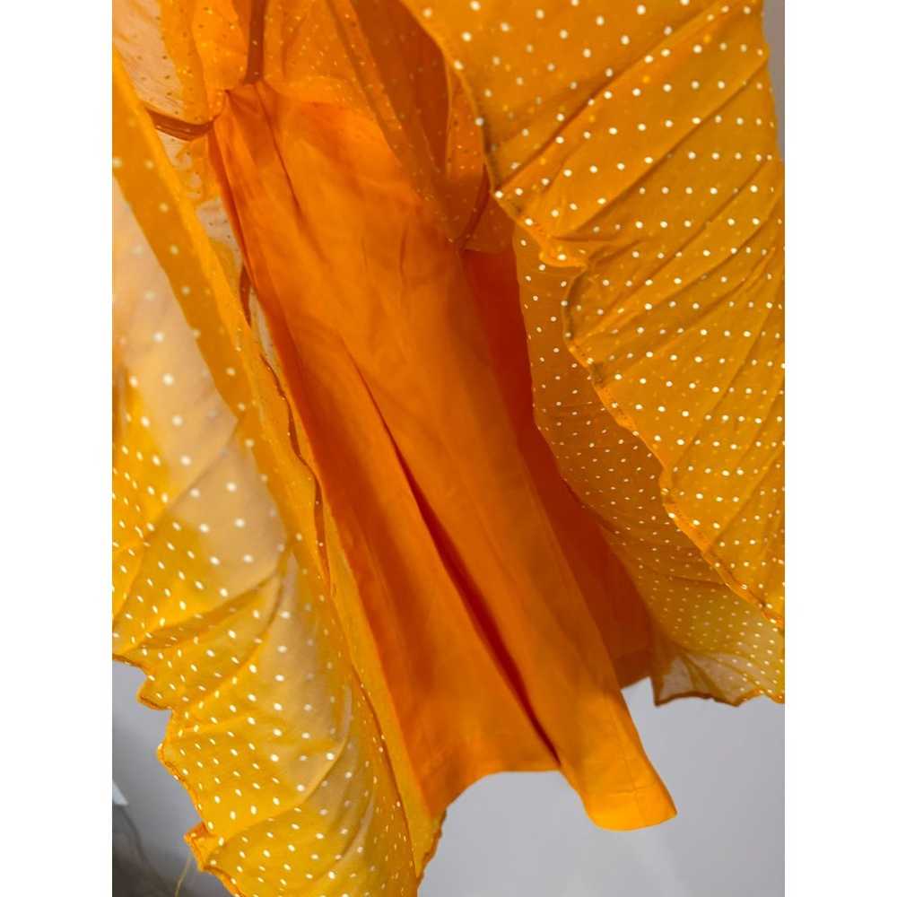 Vintage Corky Craig Orange Polka Dot Dress Size 5 - image 2