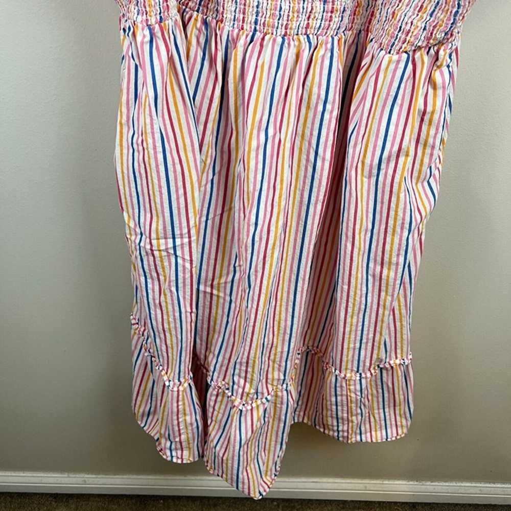 Draper James Deana Smocked Dress Size 3X Rainbow … - image 6