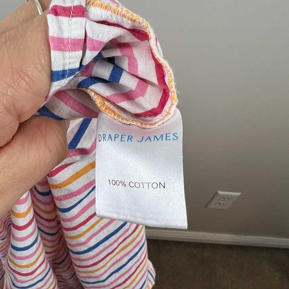 Draper James Deana Smocked Dress Size 3X Rainbow … - image 9