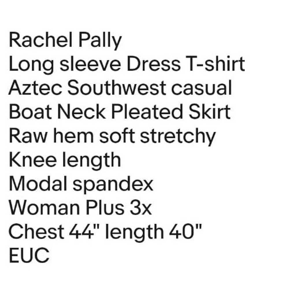 Rachel Pally Dress T-shirt Aztec Southwest Boat N… - image 8