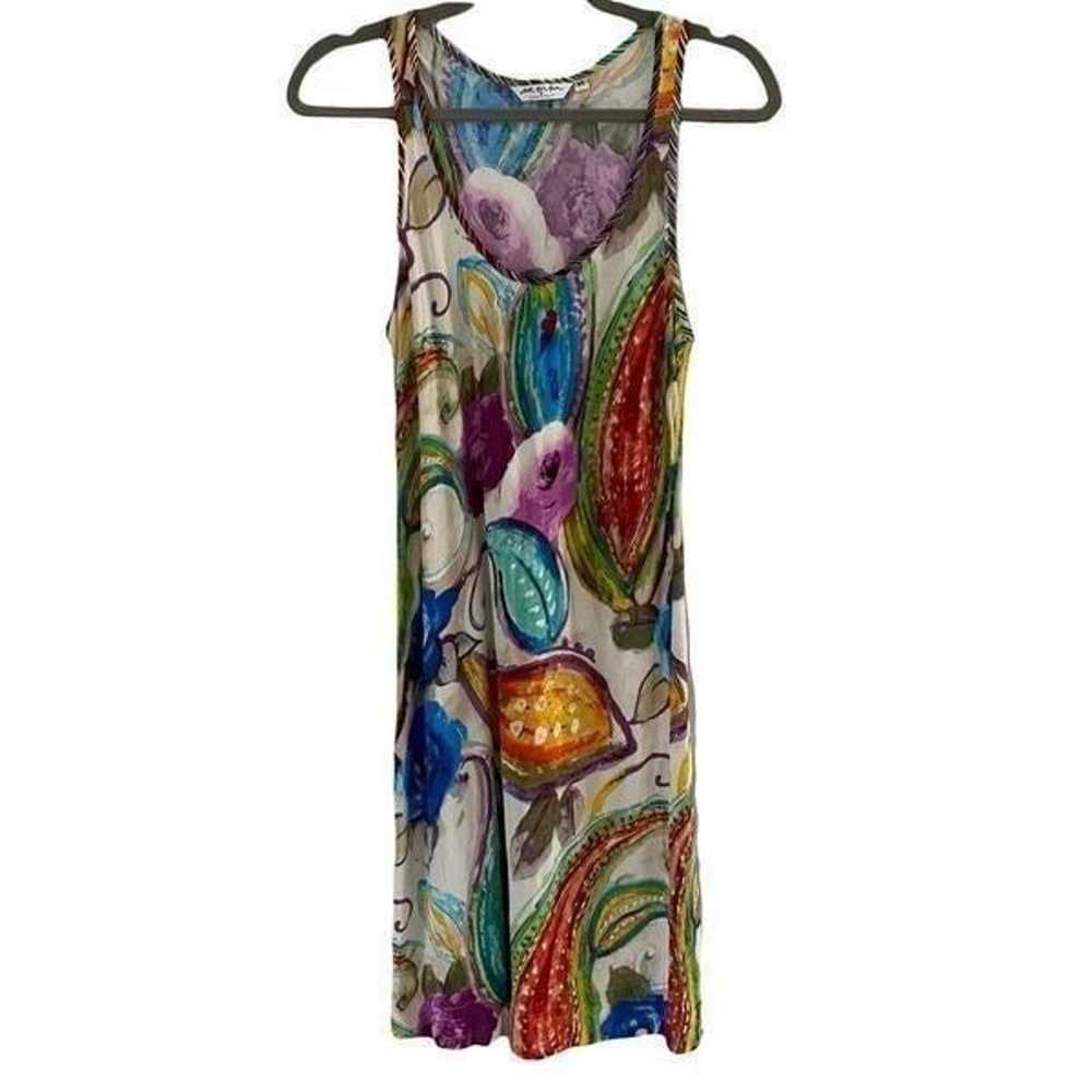 Jams World Vintage Floral Paisley Midi Slip Dress - image 1