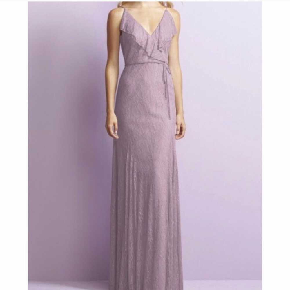Jenny Yoo Dress lavender lace size 10 - image 1