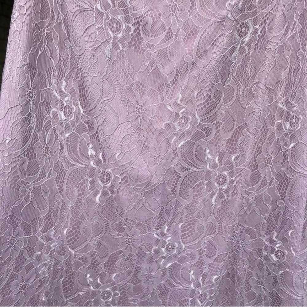 Jenny Yoo Dress lavender lace size 10 - image 3