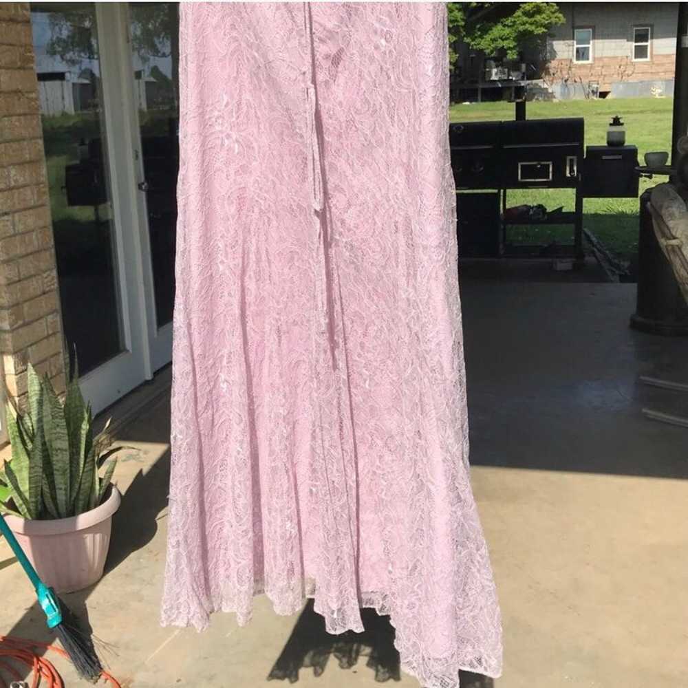 Jenny Yoo Dress lavender lace size 10 - image 4