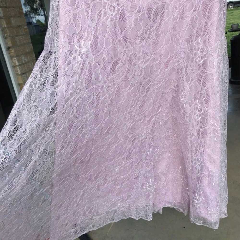 Jenny Yoo Dress lavender lace size 10 - image 5