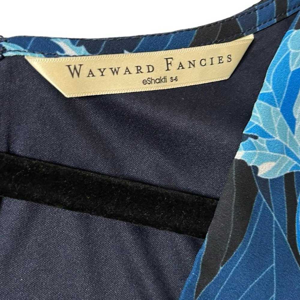 eshakti l Wayward Fancies Stripe Leaf Print Crepe… - image 7
