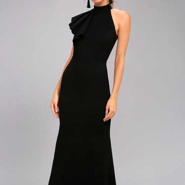 Margaux Black One-Shoulder Maxi Dress - image 1