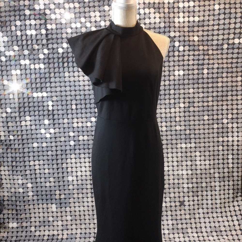 Margaux Black One-Shoulder Maxi Dress - image 2