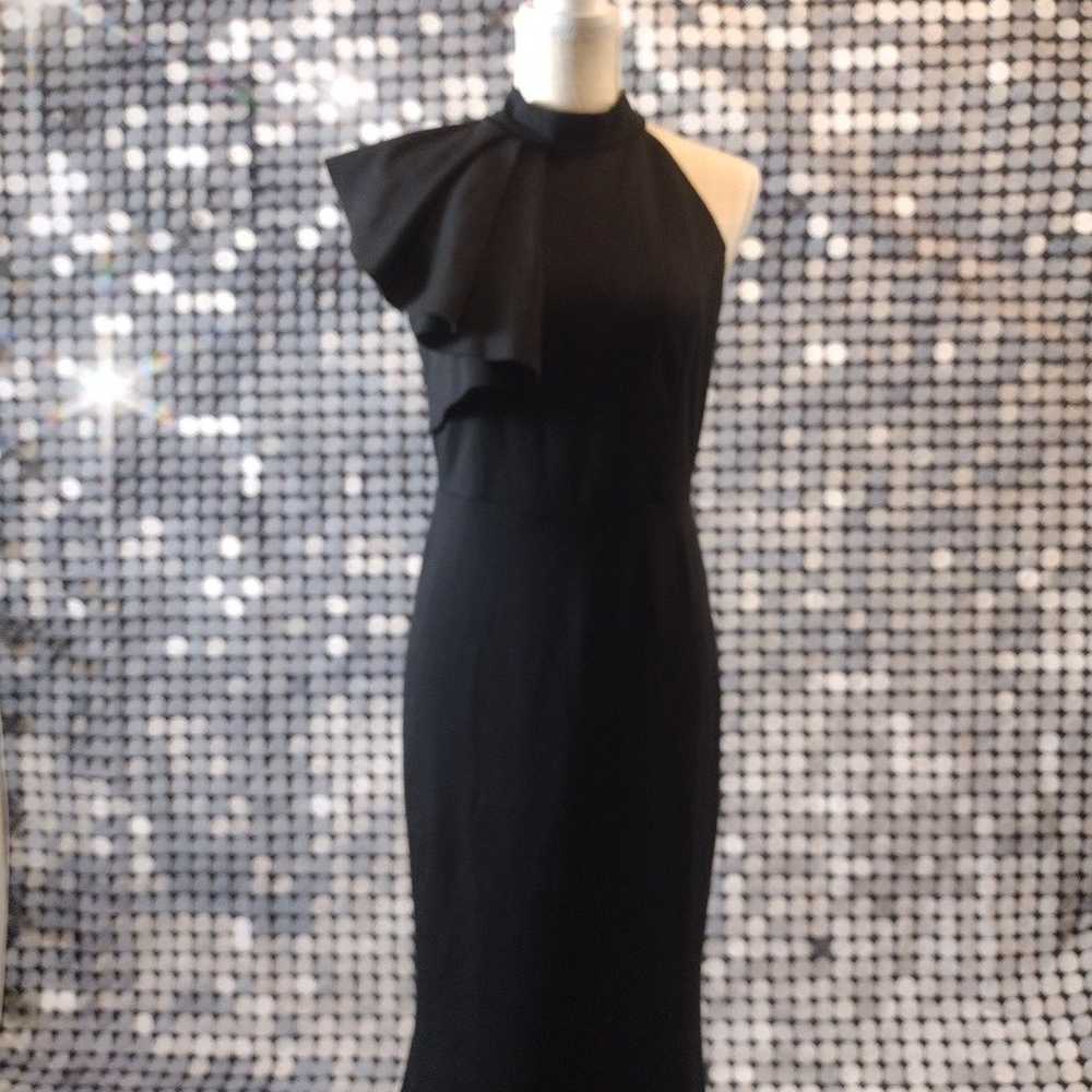 Margaux Black One-Shoulder Maxi Dress - image 3