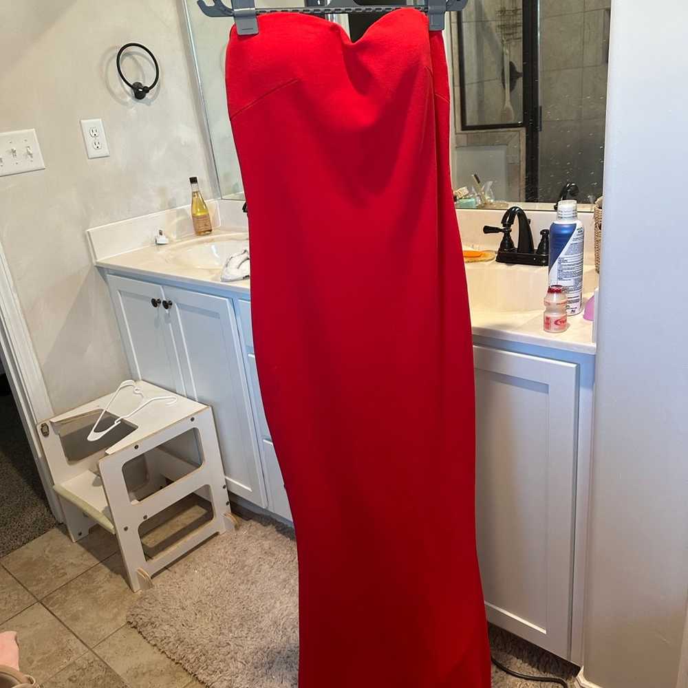 Prom night dress stretchable material sz S - image 3