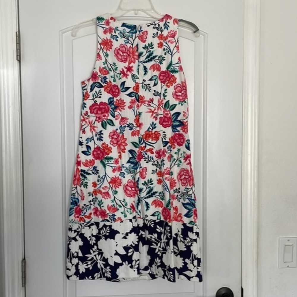 Eliza J Floral Lace Spring Shift Dress Sz 6 - image 7