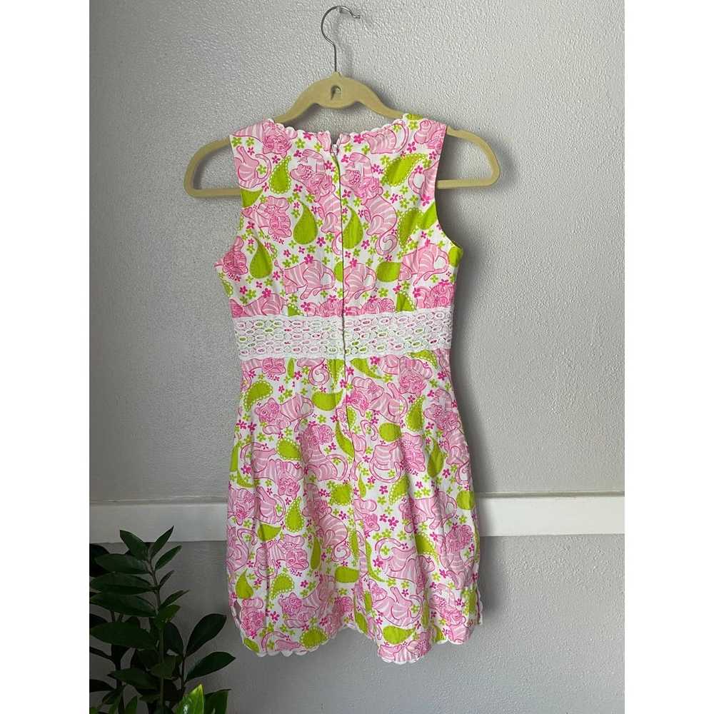 Vintage Lilly Pulitzer Tiger Lace Mini Dress - image 4