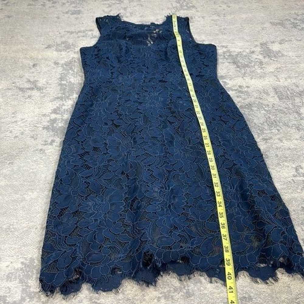 New Eliza J High Neck Lace Sheath Dress Sleeveles… - image 10