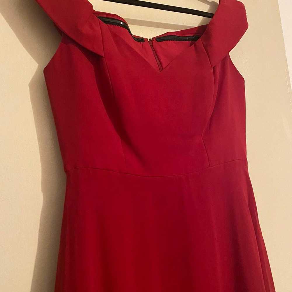 Red Bridesmaid Dress - image 3