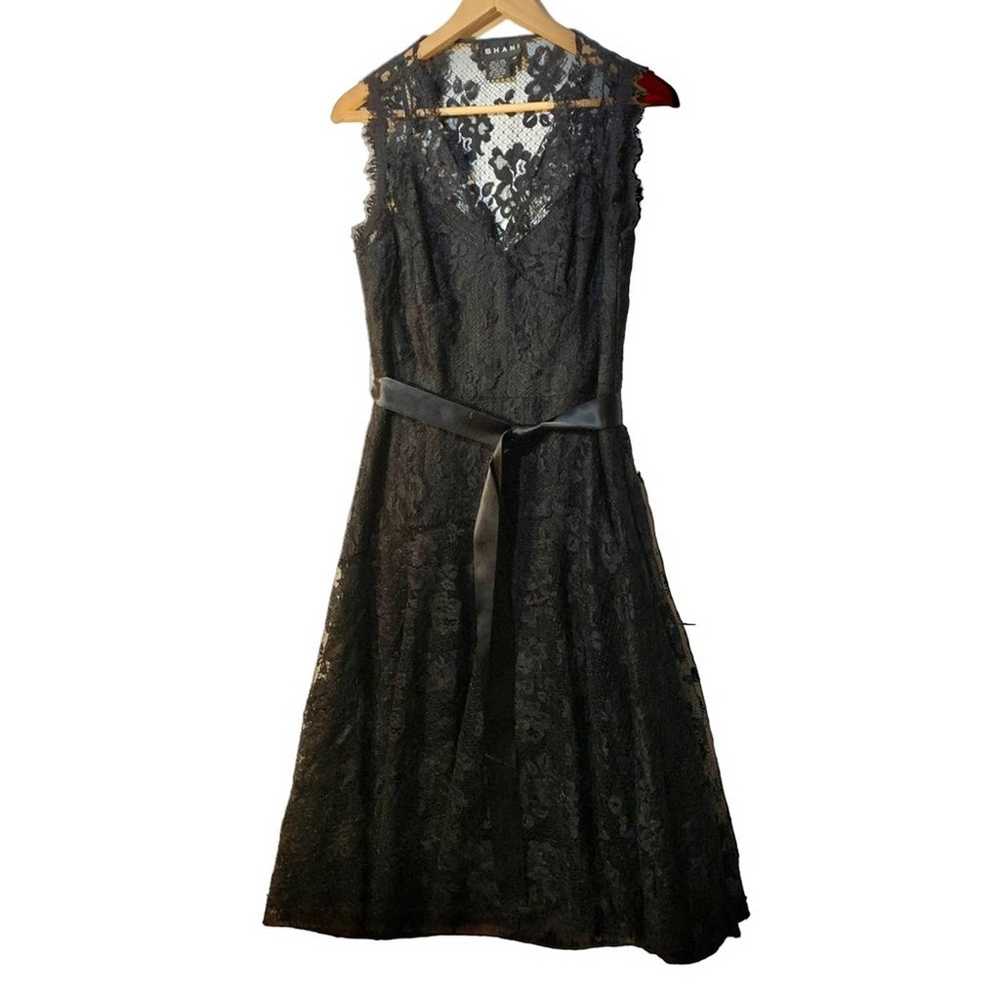 Shani Womens Size 10 Black Lace Dress - image 1