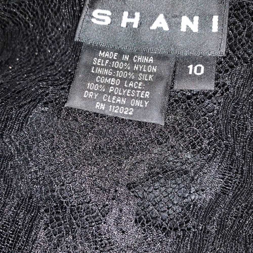 Shani Womens Size 10 Black Lace Dress - image 7