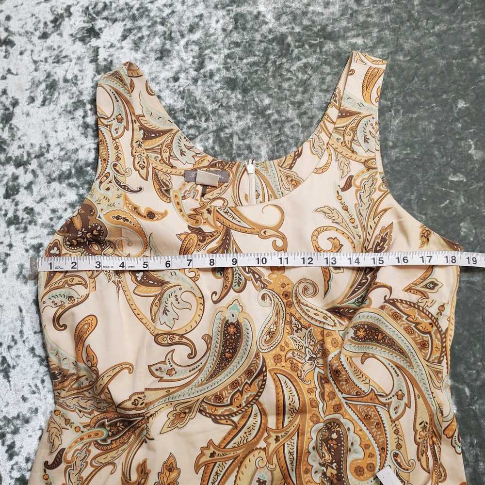 Tommy Bahama Gold Paisley Print Dress - image 2