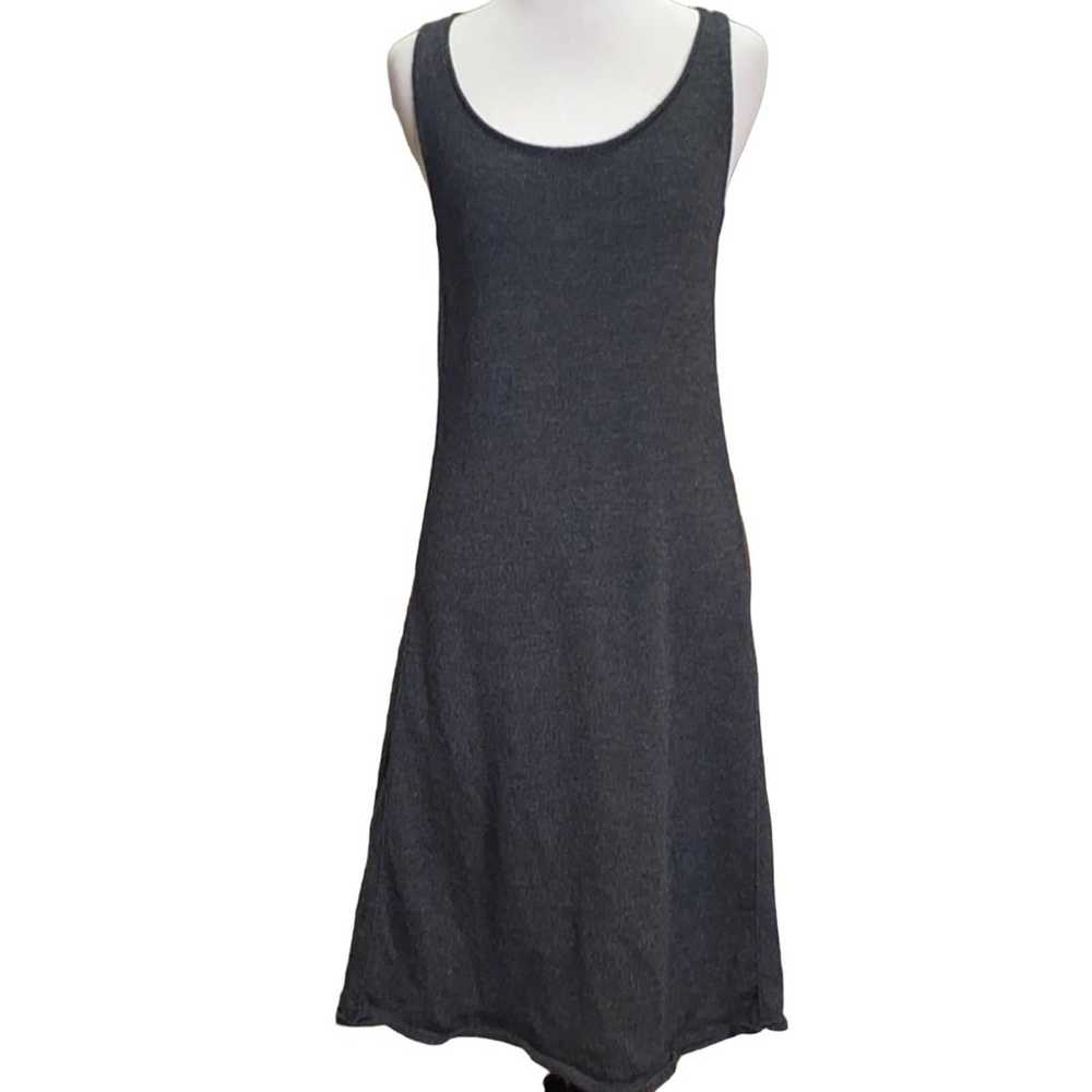 Eileen Fisher Merino Wool Grey Dress XS - image 1