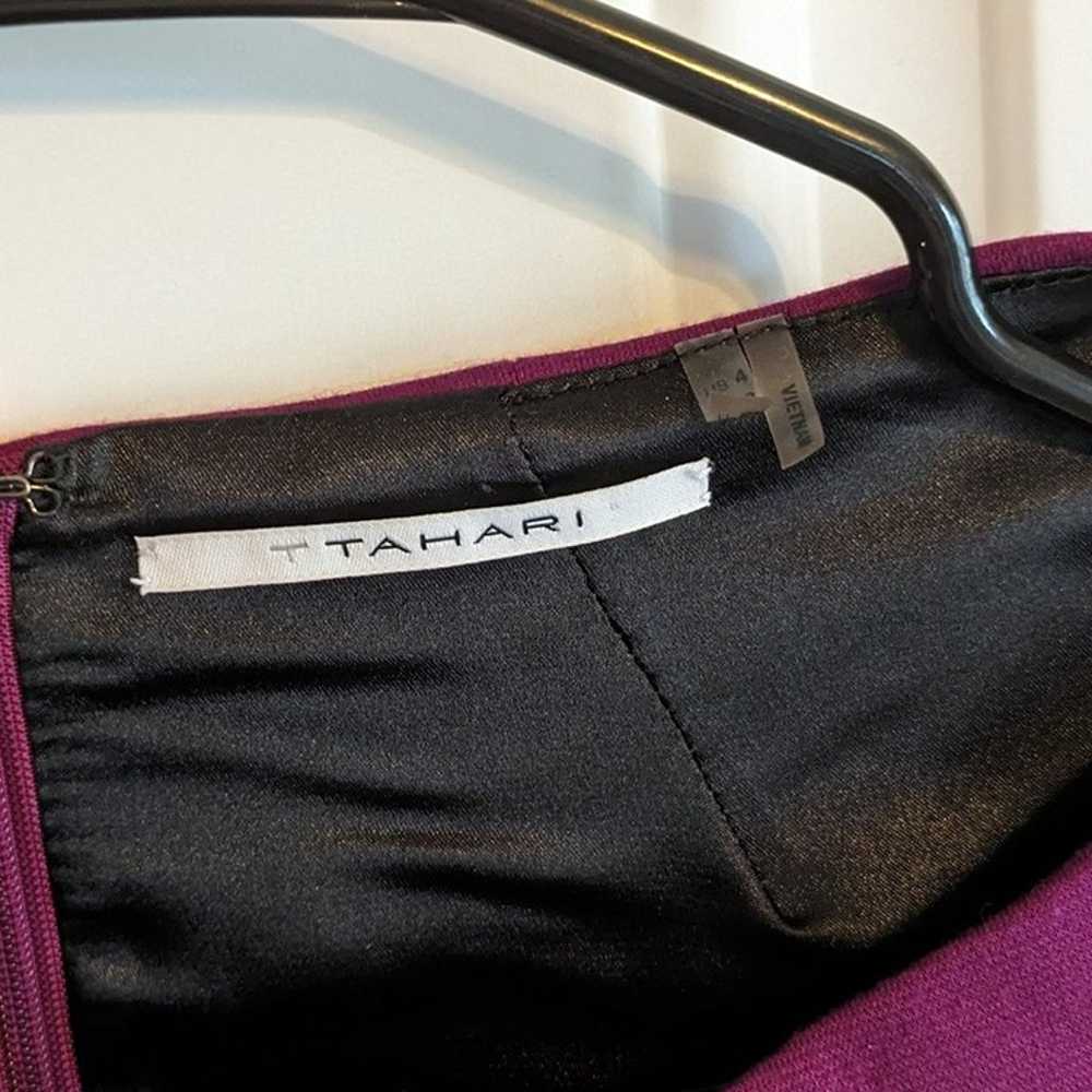 T Tahari Sleeveless Dart Front Sheath Dress Magen… - image 4