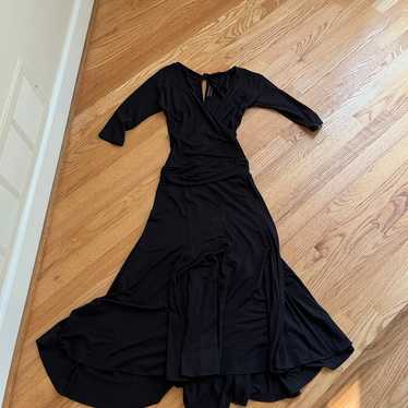 Bcbgmaxazria black dress fit and flare