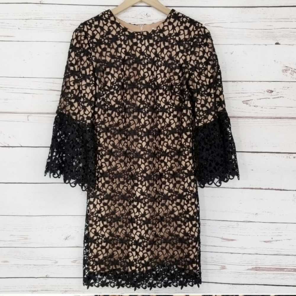 Dress The Population Black Lace Paige Bell Sleeve… - image 2