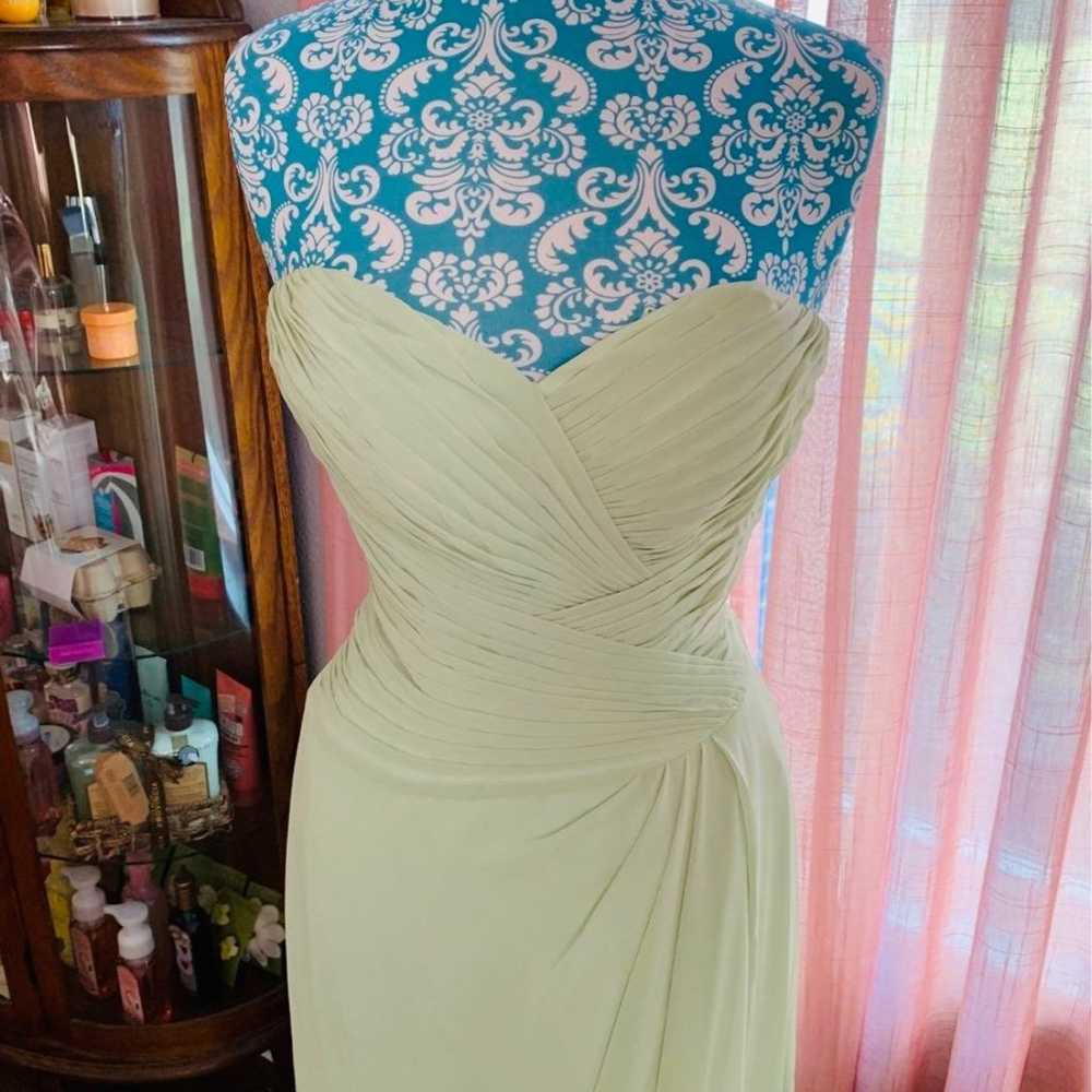 Spring Green Sweetherat Strapless Prom Dress B2 b… - image 2