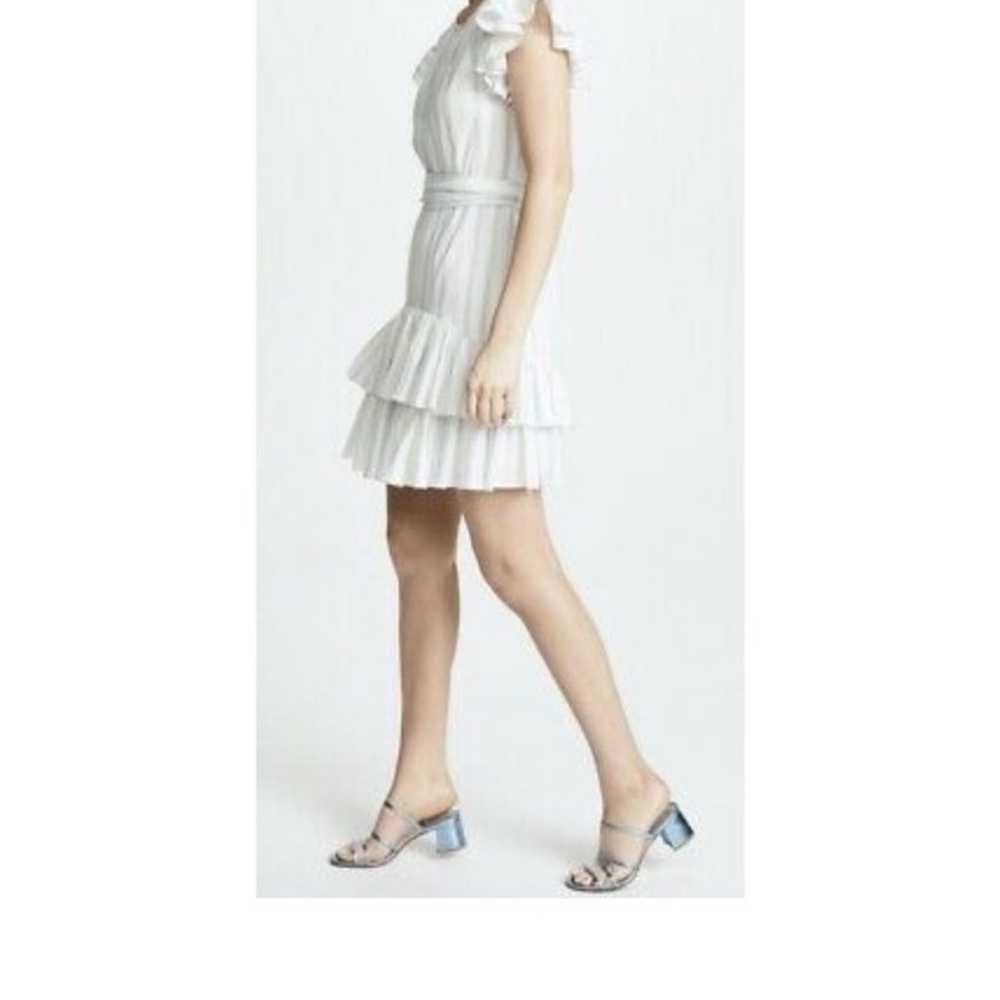 Rebecca Taylor striped ruffle tie waist dress - image 2