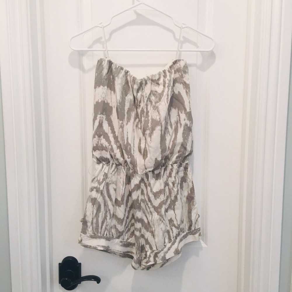 Guess MARBLED ROMPER Grey White XS - image 3