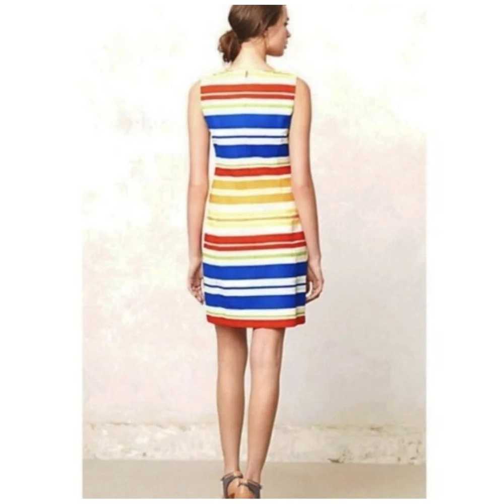 Anthropologie Tabitha Rainbow Embroidered Striped… - image 2