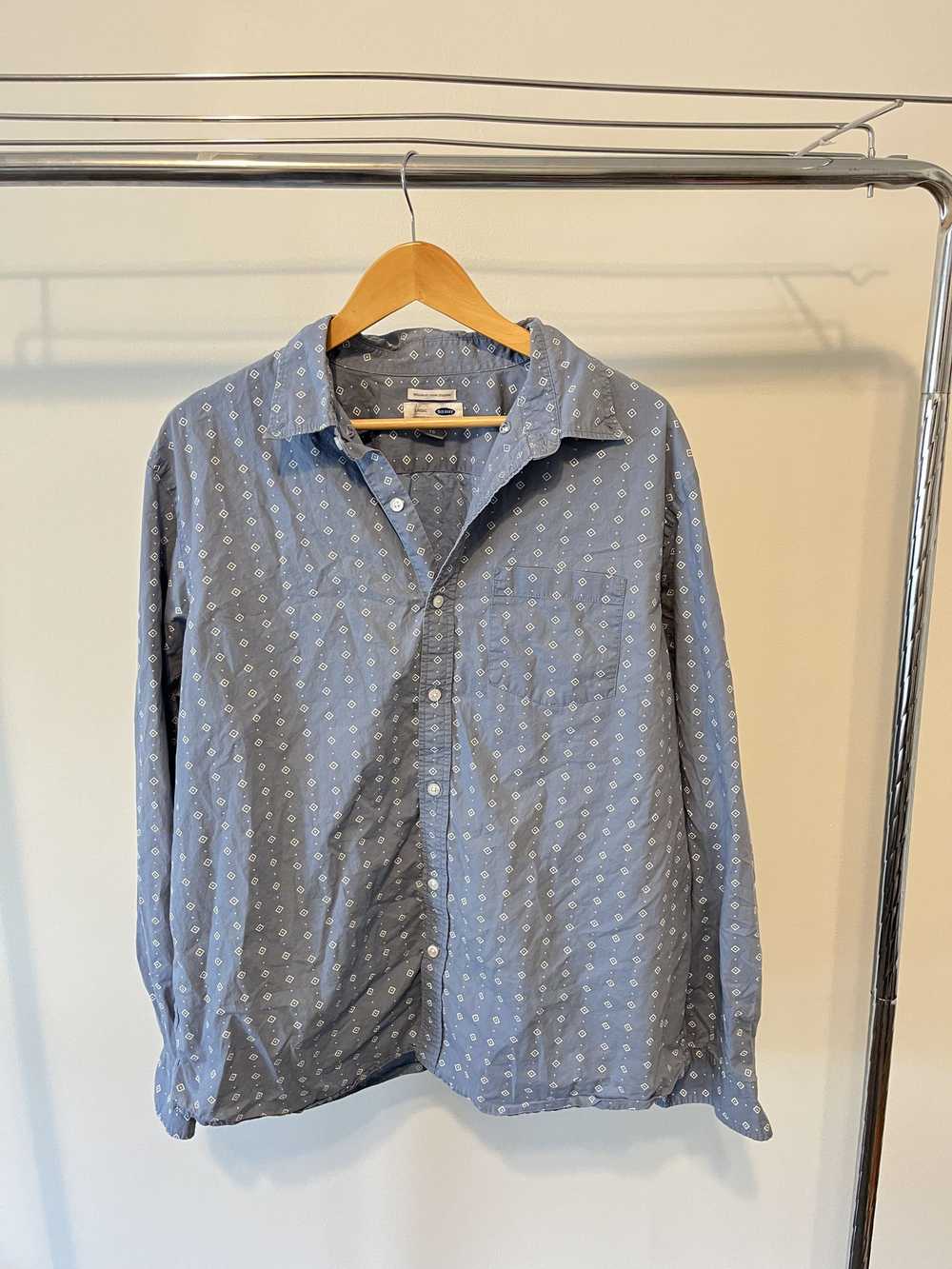 Old Navy Printed Button Down - image 1