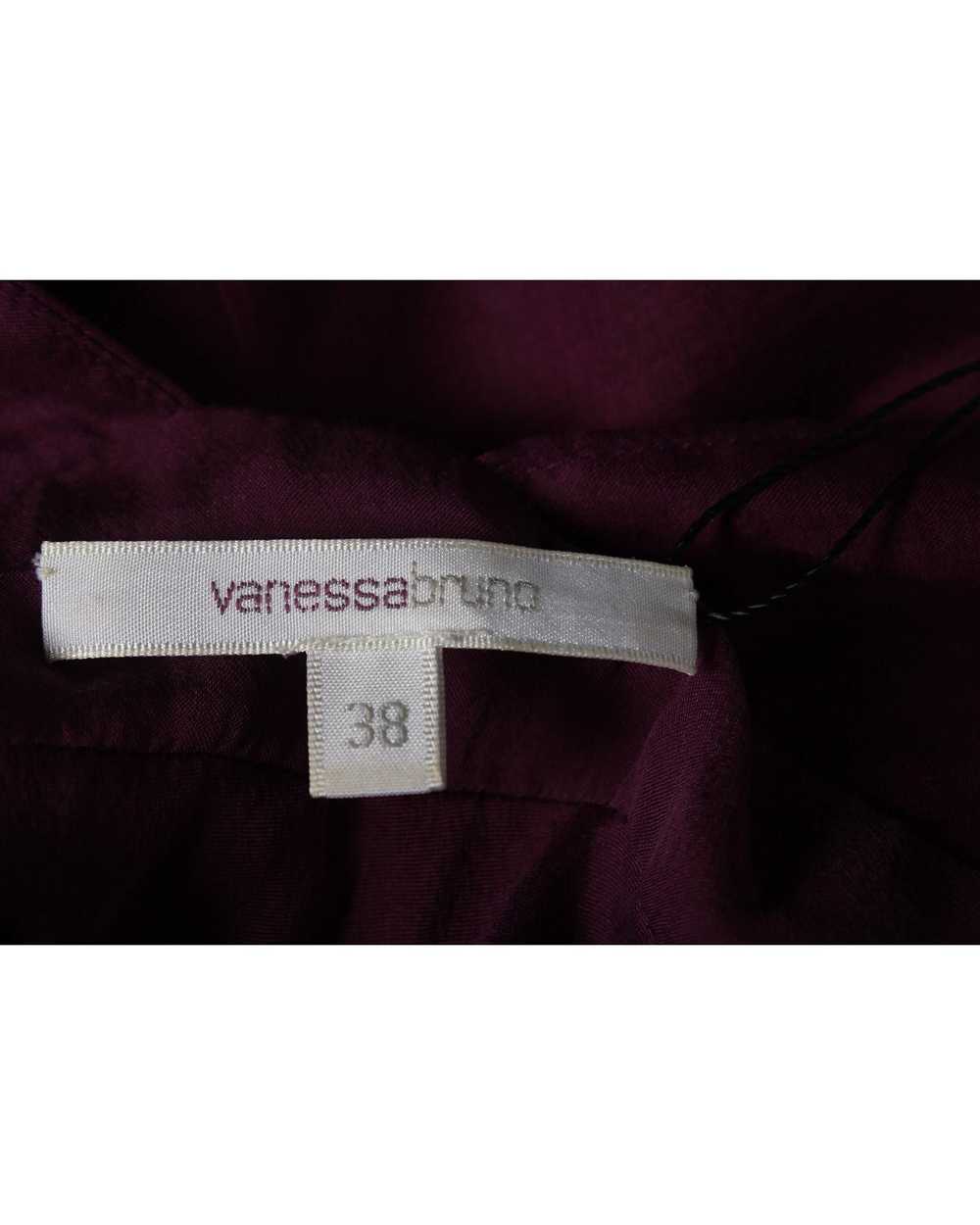 Vanessa Bruno Ruffled Sleeveless Dress in Purple … - image 5