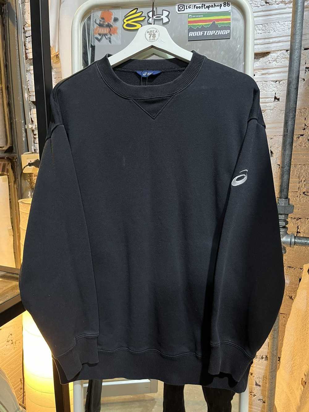 Asics × Vintage ASICS Logo Sweatshirt 90s - image 1